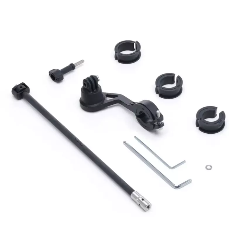 DJI Osmo Action Fahrradhalterungsset für Lenker und Rahmenrohre, 22-35mm Klemme, Schnellverschluss, Schwarz