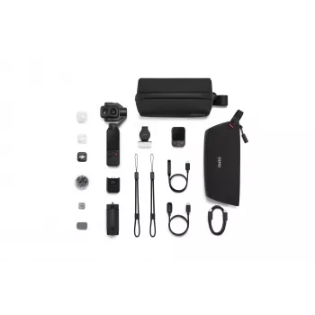 DJI Osmo Mobile 6 Smartphone-Gimbal-Stabilisator 3-Achsen faltbar mit Verlängerungsstange, ActiveTrack 5.0, Magnetklemme, Schiefergrau