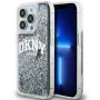 DKNY Apple iPhone 15 Pro 6,1 Zoll Hardcase Liquid Glitter Big Logo Schwarz