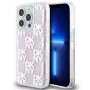 DKNY Apple iPhone 15 Pro 6,1 Zoll Hardcase Liquid Glitter Multilogo Pink