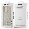 DKNY Karomuster & bedruckte Streifen iPhone 16 Pro Hülle - Pink