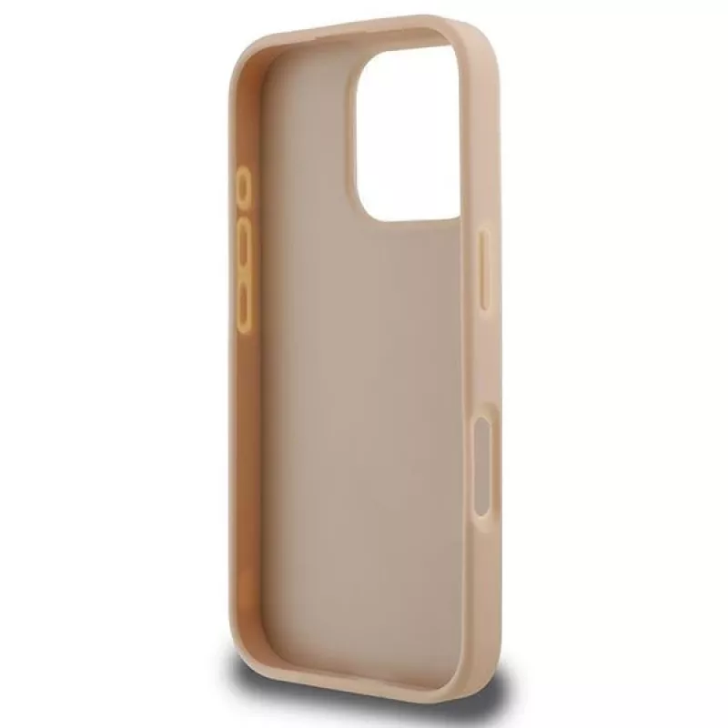 DKNY Karomuster & bedruckte Streifen iPhone 16 Pro Hülle - Pink