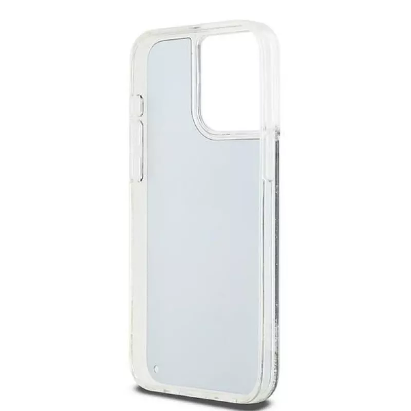 DKNY Liquid Glitter Big Logo iPhone 14 Pro Max Hülle - Schwarz