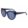 DKNY Damen Butterfly-Sonnenbrille DK517S-400 Blau Acetat Grau Verlaufsglas 52mm