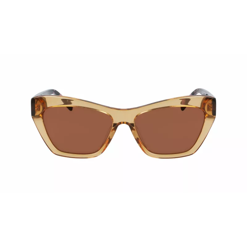 DKNY Damen-Sonnenbrille DK535S-730 Havana 55mm