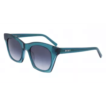 DKNY Damen Sonnenbrille DK541S-430 Havana Acetatrahmen Braune Verlaufsgläser 51 mm