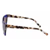 DKNY Damen-Sonnenbrille DK547S5516425 - Havana-Acetatrahmen, braune Gradientengläser, 55 mm
