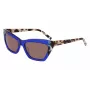 DKNY Damen-Sonnenbrille DK547S5516425 - Havana-Acetatrahmen, braune Gradientengläser, 55 mm