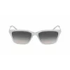DKNY Damen-Sonnenbrille DK713S - Braun Havana rechteckiger Rahmen mit braunen Gradientengläsern - 56 mm Glasbreite