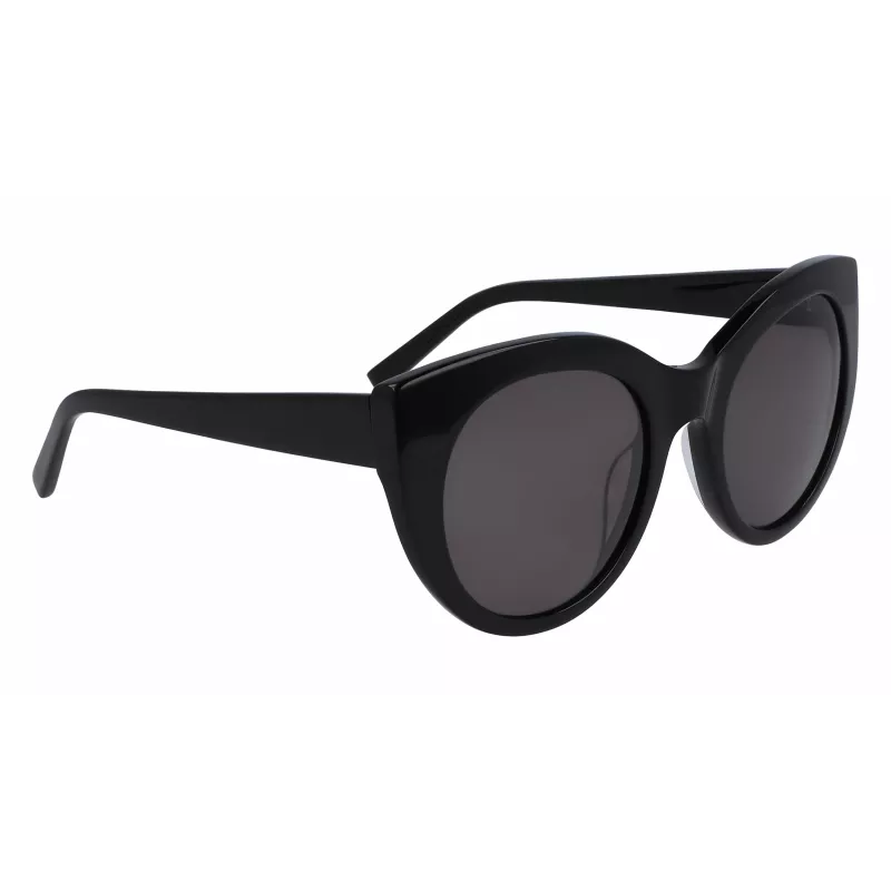 DKNY Damen-Sonnenbrille DK517S-001 Schwarz/Grau 52mm