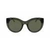 DKNY Damen-Sonnenbrille DK517S-300 Havana Acetatrahmen Verlauf Braun Polycarbonat-Gläser 52mm
