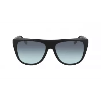 DKNY Damen-Sonnenbrille DK537S-005 - 56/16/140 mm graue Gläser, Kunststoffrahmen