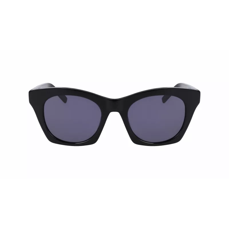 DKNY Damen-Sonnenbrille DK541S-001 Schwarzer Rahmen Graue Gläser 51/21/140 mm