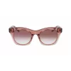 DKNY Damen Sonnenbrille DK541S-265 Braun Havana Quadratisches Acetatgestell mit Braunen Gradienten-Polycarbonatgläsern 51/21/140 mm