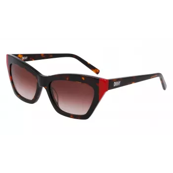 DKNY Damen Sonnenbrille DK547S-237 Havana Brown Gradient 55mm