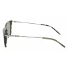 DKNY Damen-Sonnenbrille DK709S305 - Schwarzer Acetat-Rahmen, graue Polycarbonat-Gläser, 55 mm Glasbreite