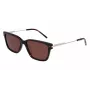 DKNY Damen-Sonnenbrille DK713S5617237 Havana Braun Rechteckig 56mm