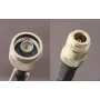 DMT 3m Ecoflex 10 Koaxialkabel mit N-Stecker auf N-Buchse, 50 Ohm
