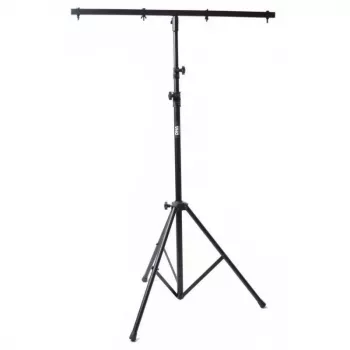DNA LS1 Lichtstativ mit T-Bar, max. Höhe 320 cm, Tragkraft 20 kg, Stahl, Schwarz