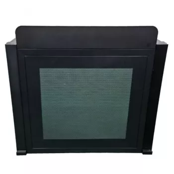 DNA PROFESSIONAL DNA DJ BOOTH MESH BK Tragbarer DJ-Stand, Schwarz