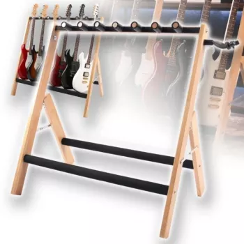 DNA PROFESSIONAL DNA GS5 5-Gitarrenständer Multi-Gitarrenständer Schwarz
