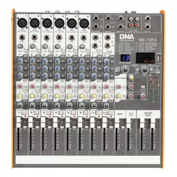 DNA PROFESSIONAL DNA ME-10FX Audio Mixer - 10 Kanal USB Bluetooth