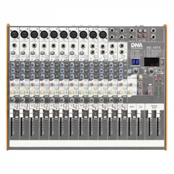 DNA PROFESSIONAL DNA ME-16FX Audio Mixer 16 Kanäle USB Bluetooth