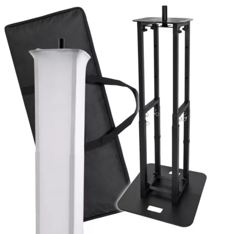 DNA TOTEM V2 Truss Stand Base - Schwarz, Stahl, 300x300mm