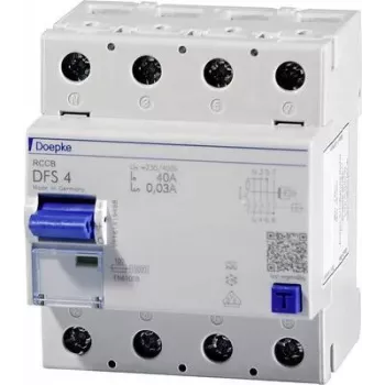 Doepke DFS 4 063-4/0,30-A Fehlerstrom-Schutzschalter Typ A 63A 300mA 4-polig 09146901
