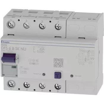 Doepke DFS6 040-4/0.03-B SK NU Fehlerstrom-Schutzschalter 4-polig 40A 30mA Typ B 09134899