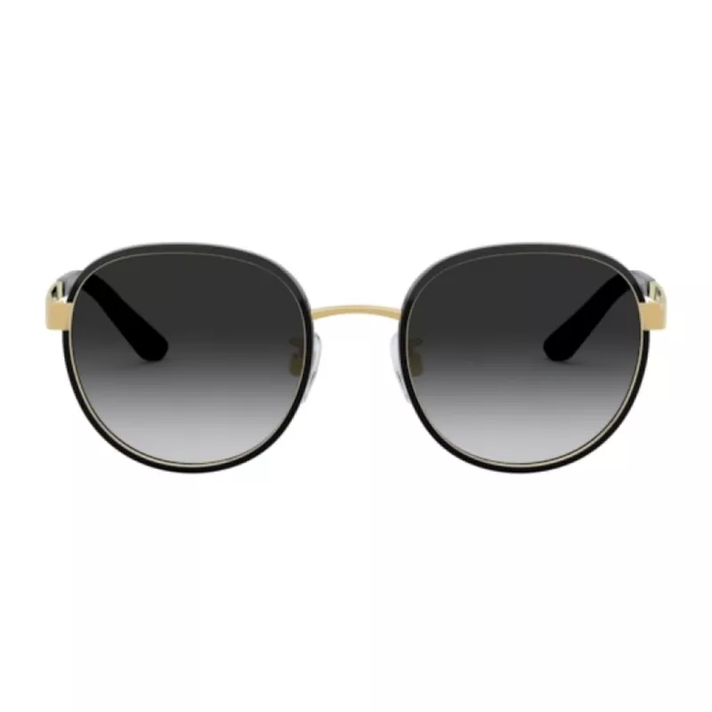 Dolce & Gabbana Damen Sonnenbrille DG2227J-02-8G Gold Metall Grau Verlauf 52mm