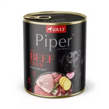 Dolina Noteci Piper mit Rinderleber und Kartoffeln - Nassfutter für Hunde 800 g