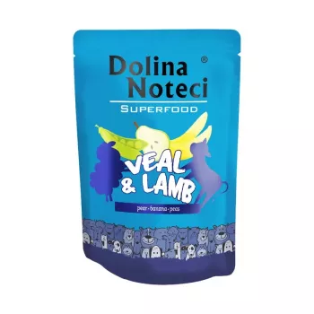 Dolina Noteci Superfood Kalb und Lamm Nassfutter für Hunde 300 g