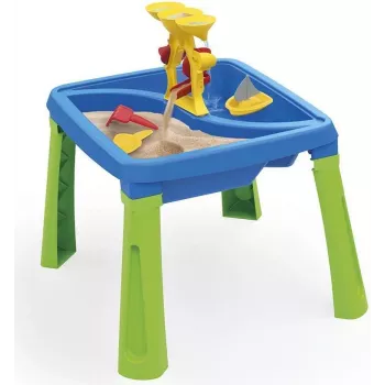 DOLU 3-in-1 Sand- und Wasser-Kreativtisch Blau Grün (3077)
