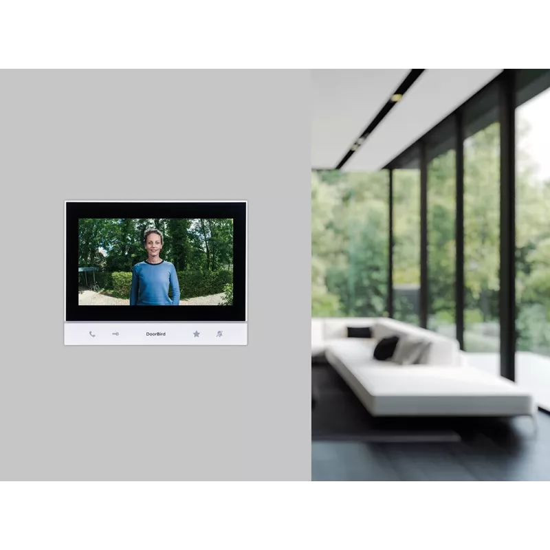 Doorbird A1103 IP Video Indoor Station 7 inch IPS Touch Display Weiß Schwarz