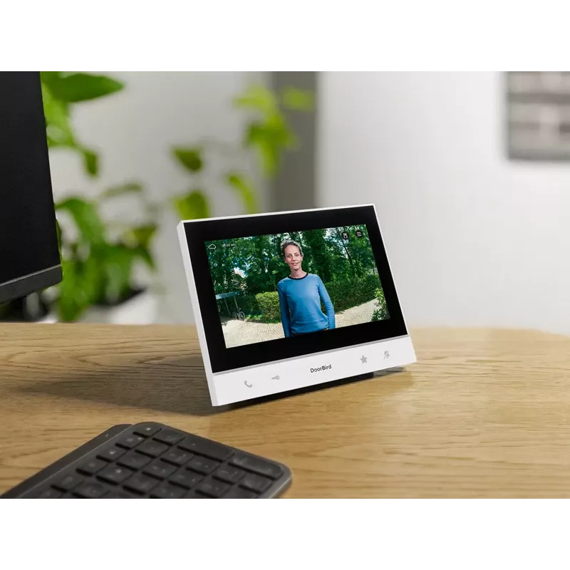 Doorbird A1103 IP Video Indoor Station 7 inch IPS Touch Display Weiß Schwarz