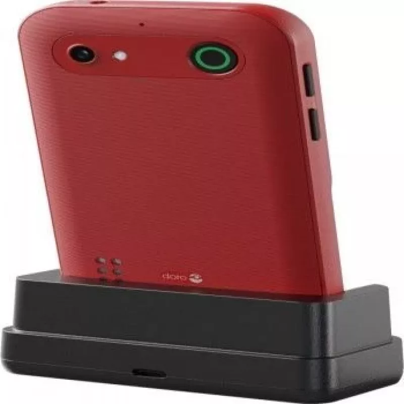Doro DORO E10 RED 4G Mobiltelefon