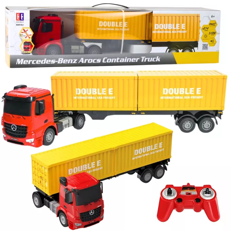 Double E Mercedes-Benz Arocs RC Container-LKW 1:26