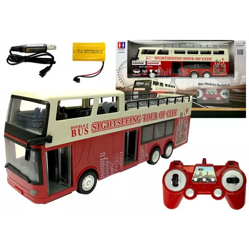Double E Ferngesteuerter Doppeldeckerbus R/C 2.4G 1:18