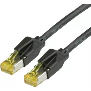 Draka Comteq Cat.6a 10m S/FTP Patchkabel RJ-45 Schwarz