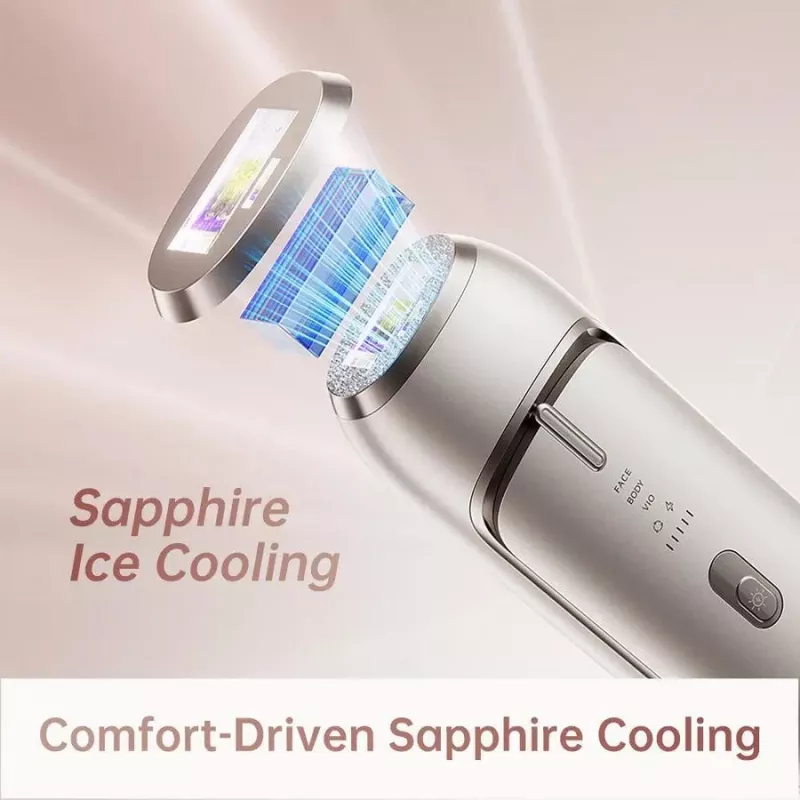 Dreame AHR01-GOLD IPL-Haarentfernungsgerät Nova Gold mit 990.000 Blitzen, 5 Energiestufen, UV-Filter, kabelgebunden