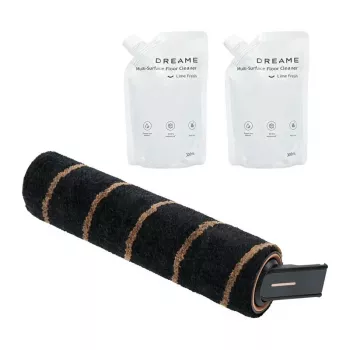 DREAME Reinigungsset für V18S Aqua / Z10S St / Z30S St / U / R20 U/UA – 8-teiliges Zubehörset für Saugroboter mit Rollbürste, Seitenbürsten, HEPA-Filtern, Wischpads, Reinigungswerkzeug