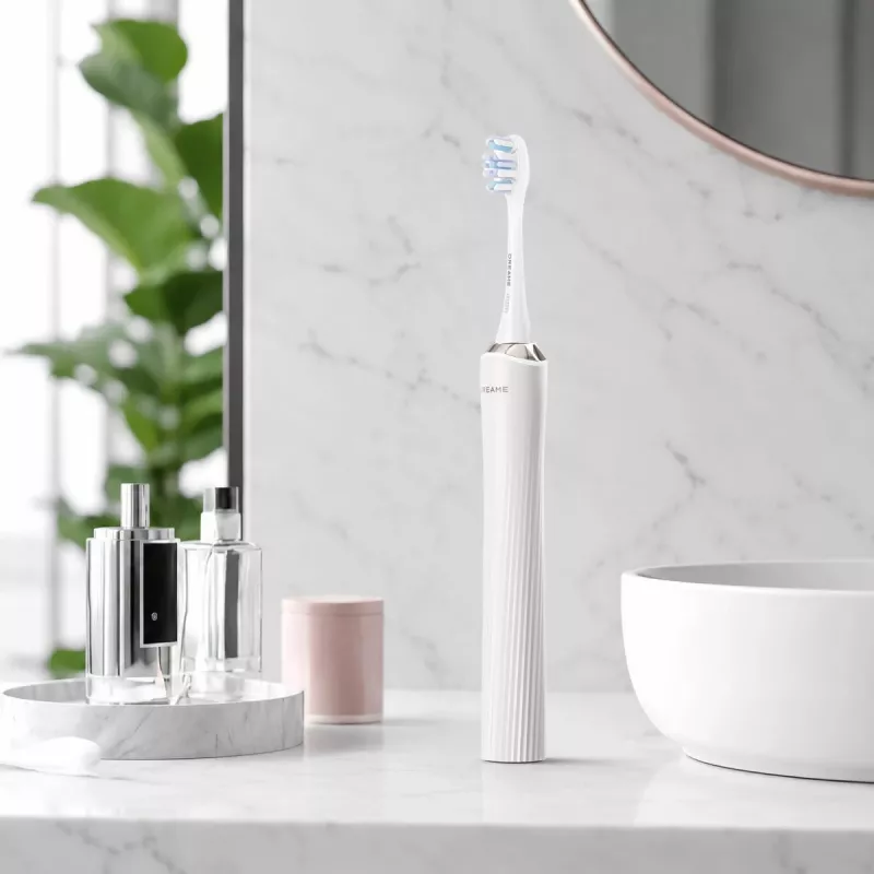 Dreame Sonic Vibration Electric Toothbrush NB01 Set White mit 5 Modi, Drucksensor, Reiseetui – 40.000 VPM, IPX7