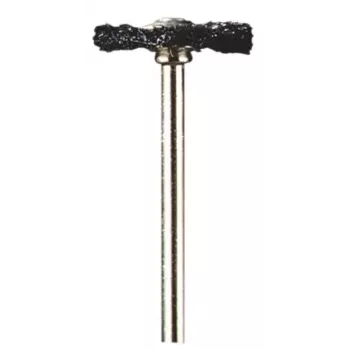 Dremel 26150403JA Bürstenaufsatz, 3,2 mm Schaft, 19 mm Durchmesser, 2er-Pack, Nylon, 15.000 U/min, zum Reinigen und Polieren