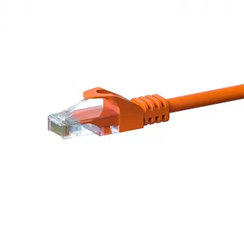 DSIT CAT5e U/UTP Netzwerk-Patchkabel, 10 m, Orange, 100% Kupfer, RJ45, Gigabit Ethernet