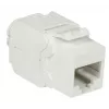 DS-IT CAT6a UTP Keystone Netzwerkdose - Werkzeugfrei - Weiß (DS-KC-UTP6A-TL-W)
