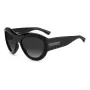 DSQUARED2 D2-0072-S-807 Herren-Sonnenbrille – Schwarzer Acetatrahmen, graue CR-39-Gläser (59/19/135)
