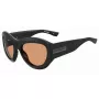 DSQUARED2 D2-0072-S-8LZ Herren-Sonnenbrille - Schwarzer Rahmen, graue Gläser, 59 mm