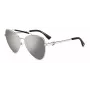 DSQUARED2 Damen Sonnenbrille D2-0093-S-10 Schwarzer Acetat Quadratrahmen Graue Gläser 60/17/140 mm