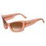 DSQUARED2 Damen-Sonnenbrille D2-0118-S-733 Schwarzer quadratischer Acetatrahmen Graue Gradientenlinse 57mm